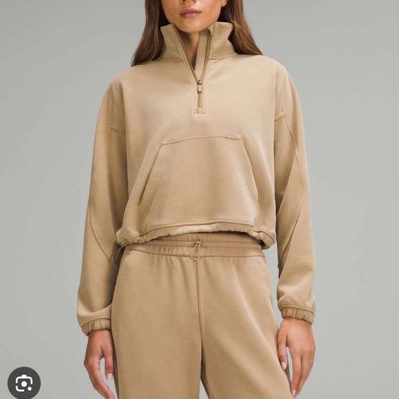 Lululemon Brushed Softstreme quarter zip - Picture 1 of 2